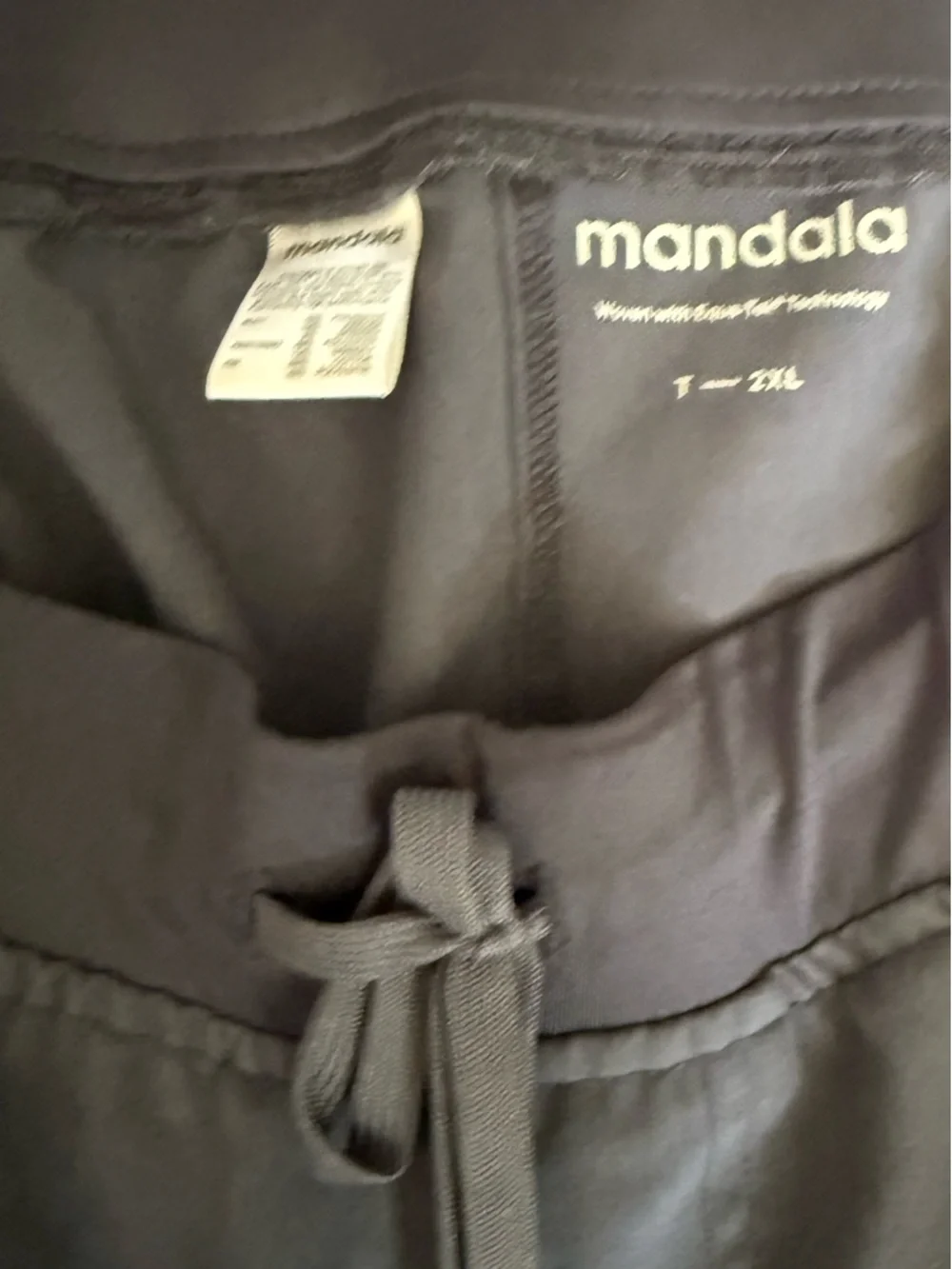 Mandala Men's Navy Cargo Jogger Pants with Drawstring Waist